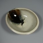 Abalone shaped bowl with feet
