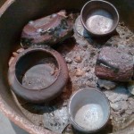 incense burners after firing