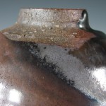 detail of the corona border area, I think the grey matte surface is iron micro crystals.