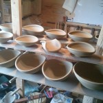 Large oval bowls