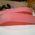 Front gyubera for chawan, small plates. Rear gyubera for larger plates.