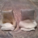 80 ash / 40 feldspar / 10 porcelain stone.  L tile using mixed wood ash, R tile using mystery ash