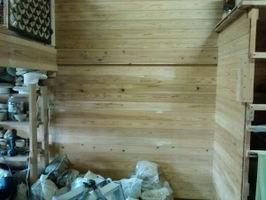 Shelving gone.