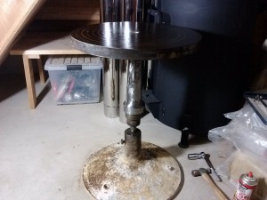wheel head assembly oiled and ready.